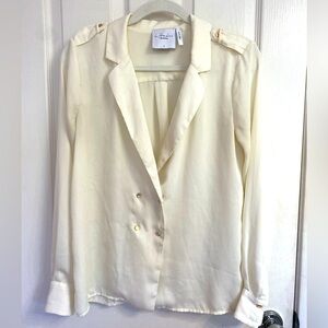 L’ Academie Satin Button Down